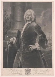 Handelsmann in London Henry Voguell