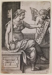 Grammatica, aus der Serie „Die freien Künste“