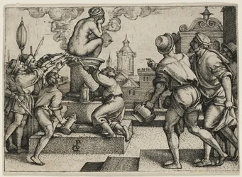 Die bestrafte Kurtisane, aus Die Geschichte des Magiers Virgil