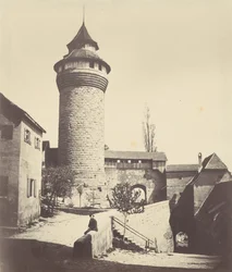 Der Runde Turm und die Festung in Nürnberg