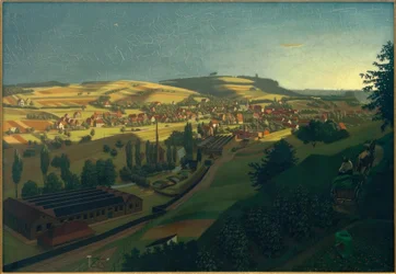 G.Scholz, Ansicht von Grötzingen