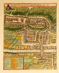 Karte von Bar-Le-Duc aus Civitates Orbis Terrarum