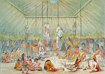 Mandan-Zeremonie