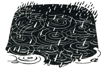 Regenpfützen-Design
