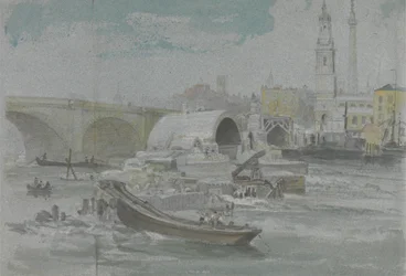 Der Abriss der alten London Bridge