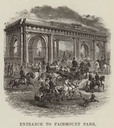 Eingang zum Fairmount Park