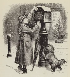 Einen Brief einwerfen