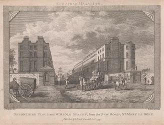 Devonshire Place und Wimpole Street ...