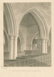 Innenraum der Weston-on-Trent Kirche
