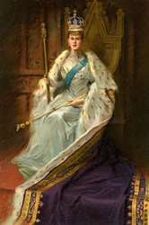 Mary von Teck, Königin-Gemahlin von George V. des Vereinigten Königreichs, 1911