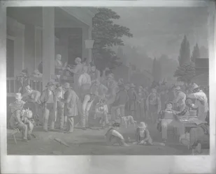 Stahlplatte für „Die Kreiswahl“