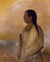 Eine Choctaw-Frau