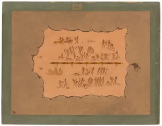 Faksimile eines Sioux-Mantels