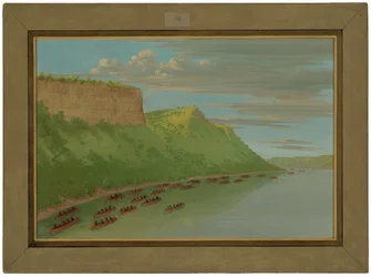 Pater Hennepin und Gefährten passieren Lover