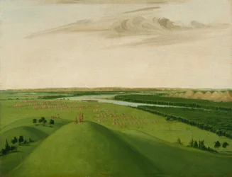 Fort Union, Mündung des Yellowstone River, 2000 Meilen oberhalb von St. Louis