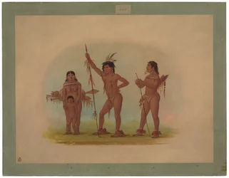 Vier Mura-Indianer