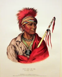 Ioway-Häuptling Not-Chi-Mi-Ne