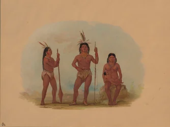 Klahoquaht-Häuptling, seine Frau und Sohn