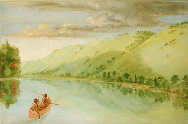 Madame Ferrebaults Prärie, oberhalb von Prairie du Chien