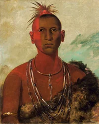 Náh-se-ús-kuk, Wirbelnder Donner, Ältester Sohn von Black Hawk