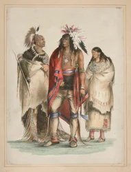 Nordamerikanische Indianer, Tafel 1 aus dem Nordamerikanischen Indianer-Portfolio