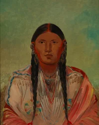 Ru-ton-wee-me, Taube im Flug, 1844