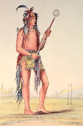 Sioux-Ballspieler Ah-No-Je-Nange, 