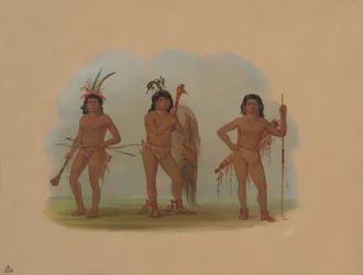 Drei Zurumati-Indianer