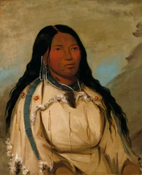 Tow-éé-ka-wet, eine Cree-Frau