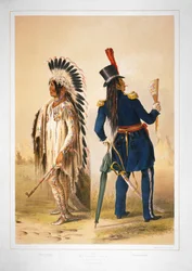 Wi-Jun-Jon (Das Licht) (Assiniboin) auf dem Weg nach und zurück aus Washington