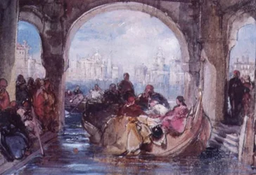 Ansicht in Venedig, 1852