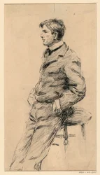 Skizze eines Jugendlichen