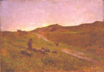 Abend im Moorland