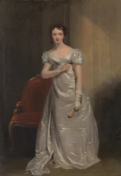 Harriet Smithson als Miss Dorillon, in "Wives as They Were, and Maids as They Are" von Elizabeth Inchbald