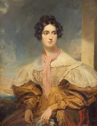 Porträt von Lady Georgiana Clinton