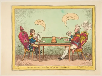 Ein Spiel Cribbage oder Boneys letzter Zug, 6. Juni 1814