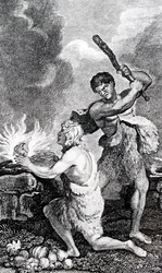 Eine Auspeitschung auf einem britischen Kriegsschiff