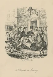 Ein Taschendieb in Gewahrsam