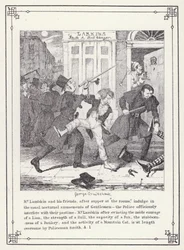 Illustration für Das Buch des Junggesellen oder Der Fortschritt von Mr. Lambkin (Gent)