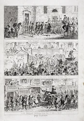 Jacks Reise von Newgate nach Tyburn, Illustration aus 