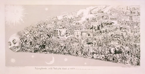 „Vorüberziehende Ereignisse oder der Schweif des Kometen von 1853“