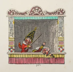 Punch und Judy aus Punch und Judy, veröffentlicht 1827