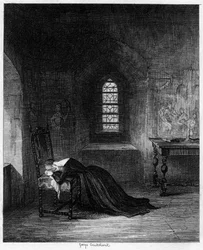 Königin Jane im Brick Tower, Tower of London, 1553-1554