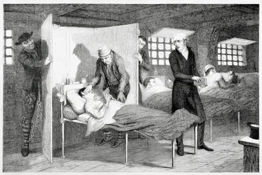 Der Junge stirbt auf dem Transportschiff, 1848