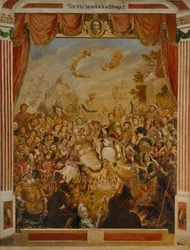Der erste Auftritt von William Shakespeare auf der Bühne des Globe Theatre