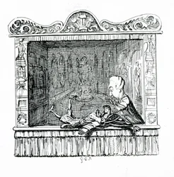 Der Doktor mit Herrn Punch