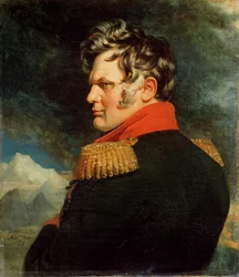Porträt von General Alexei Yermolov (1772-1861)