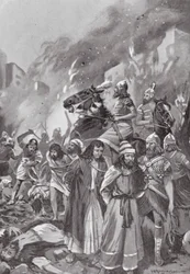 Zerstörung von Sidon durch Esarhaddon