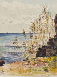 In San Remo mit Blick auf das Mittelmeer, 10. Januar 1878