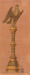 Entwürfe ausgeführt für Jones und Willis, Metall- und Holzarbeiter und Kirchenmöbelhersteller aus Birmingham und London